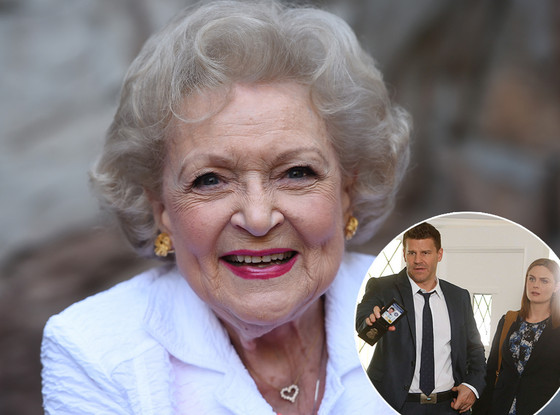 Betty White, Bones, David Boreanaz, Emily Deschanel Betty White, Bones, David Boreanaz, Emily Deschanel